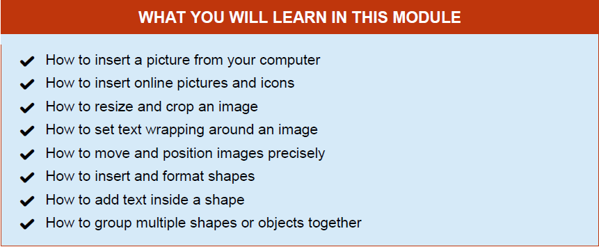 Intermediate Microsoft Word formatting guide modules 4 to 9 training tutorial
