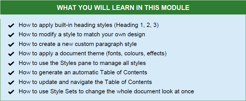 Module 7 - Styles & Themes