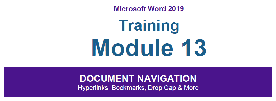 Module 13 - Document Navigation (BONUS)