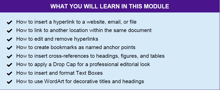Microsoft Word Advanced Training Pack: Automation, Forms & Academic Writing (Modules 10–14)